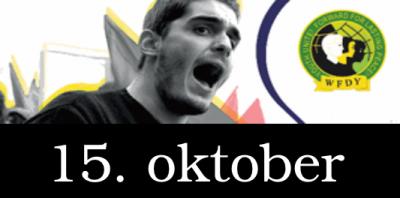 Aksjonsdagen 15. oktober (Bilde: UngKom/WFDY)