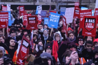 Studentdemonstrasjon i Quebec, Canada